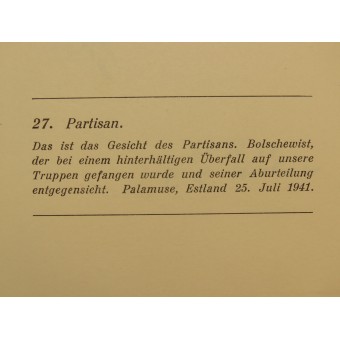 Partisan. Artwork by wehrmacht war correspondent-Krone. Espenlaub militaria